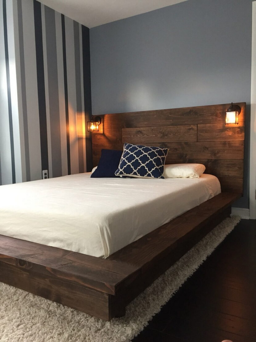 Wood Pallet Bed Frame DIY
 100 DIY Ideas For Wood Pallet Beds