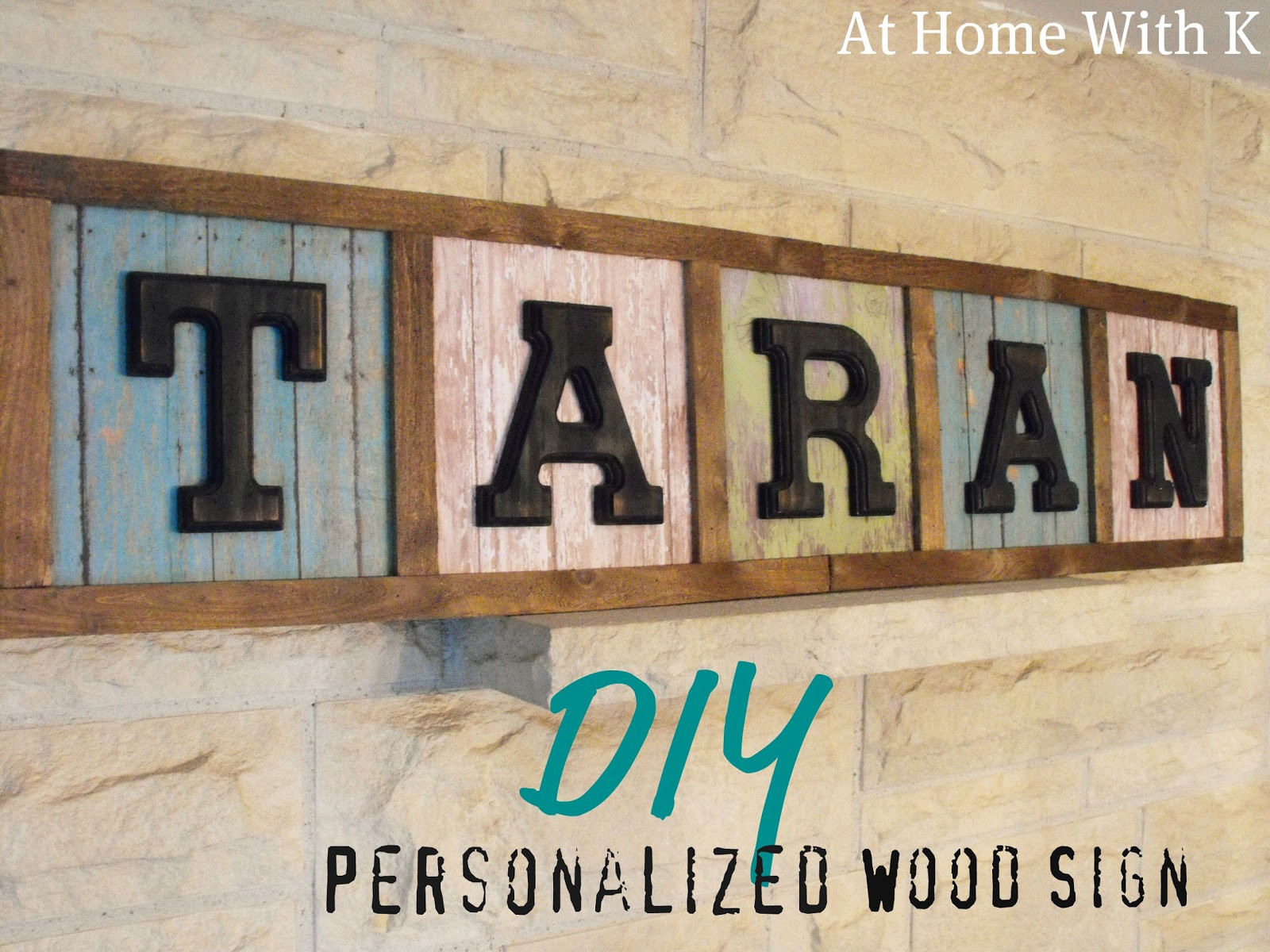 Wood Sign DIY
 DIY Personalized Wood Sign