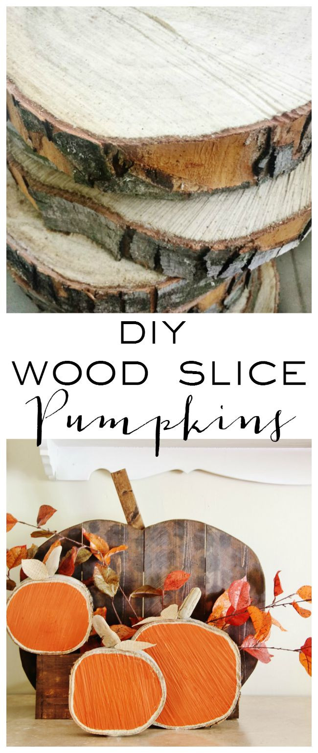 Wood Slice Craft Ideas
 Over 50 of the BEST DIY Fall Craft Ideas Kitchen Fun