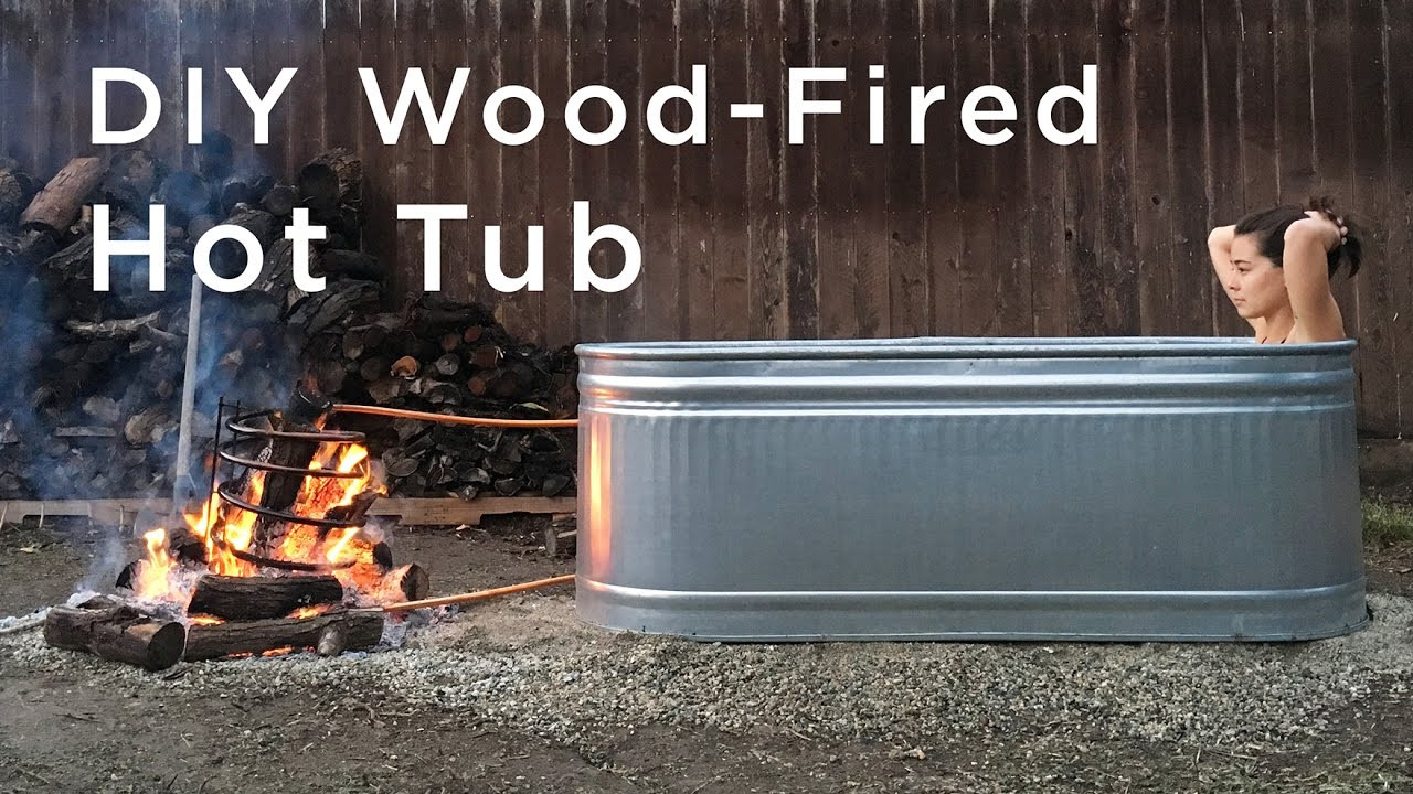 Wood Stove Hot Tub DIY
 DIY Wood Fired Hot Tub