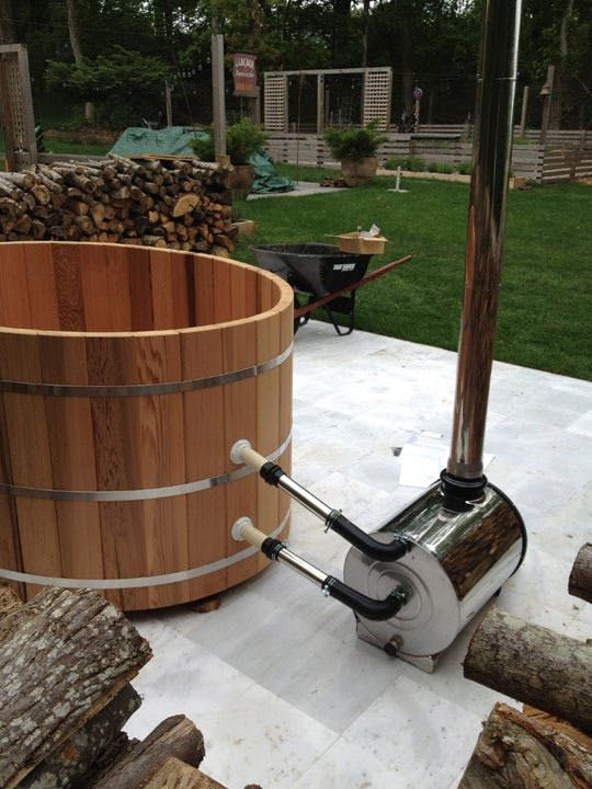 Wood Stove Hot Tub DIY
 How To Assemble a Cedar Hot Tub & Chofu Wood Stove in 2020