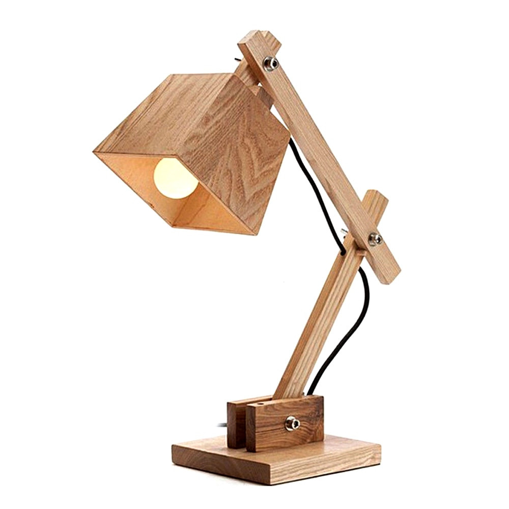 Wood Table Lamps Living Room
 Newest Design Wood Table lamps Desk light Living Room