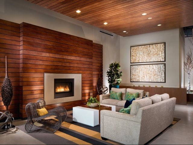 Wood Wall Living Room
 Wooden Walls For A Warm Look The Living Room