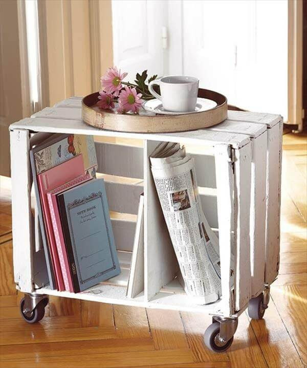 Wooden Crate Table DIY
 14 DIY Wooden Crate Furniture Design Ideas