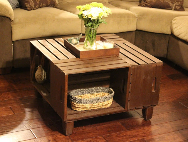 Wooden Crate Table DIY
 20 DIY Wooden Crate Coffee Tables