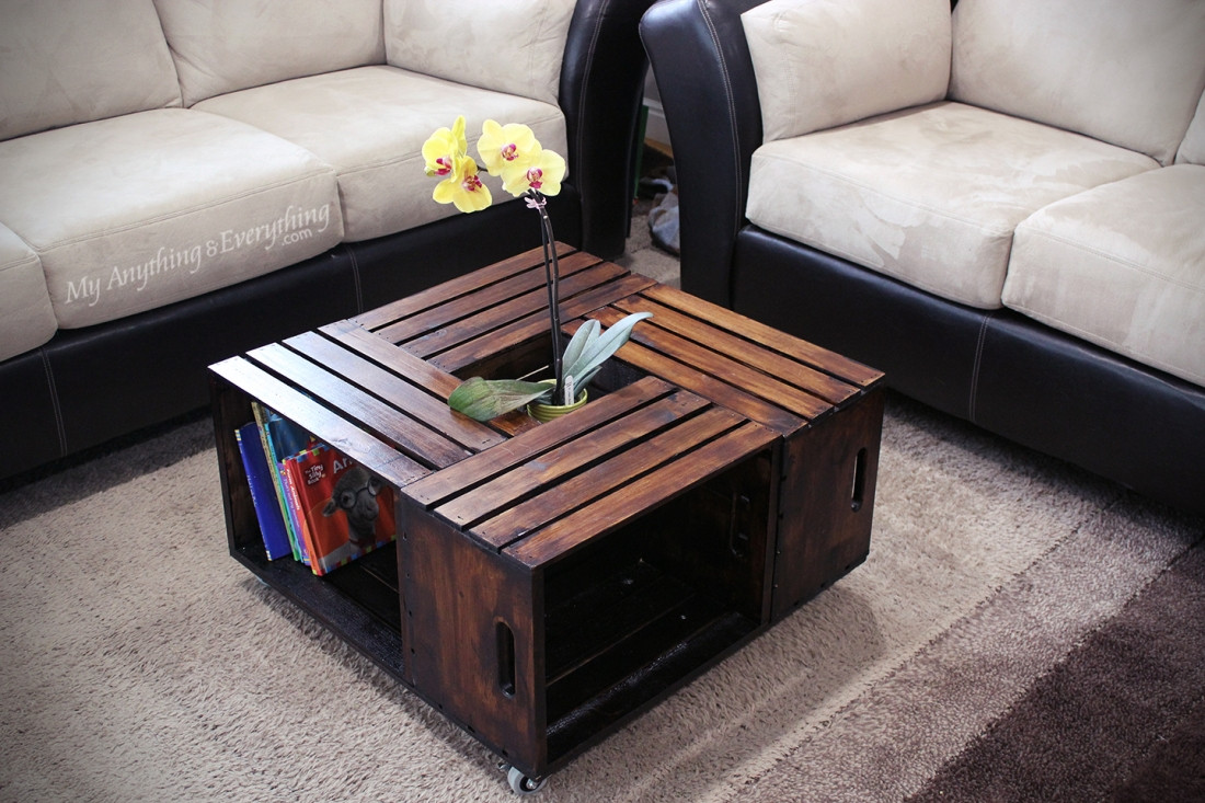 Wooden Crate Table DIY
 20 DIY Wooden Crate Coffee Tables