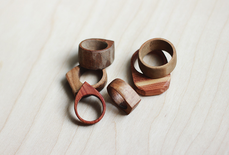 Wooden Ring DIY
 Simple Wooden Rings The Merrythought