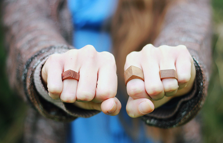 Wooden Ring DIY
 Simple Wooden Rings The Merrythought