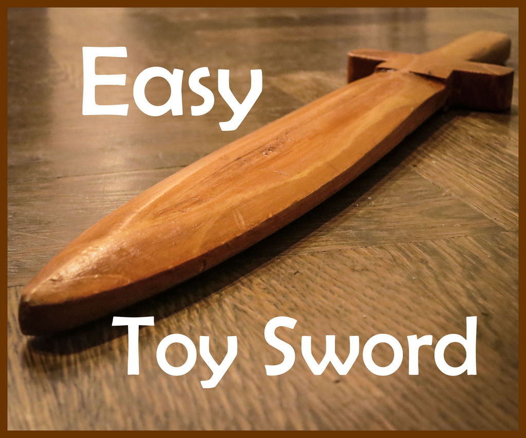 Wooden Sword DIY
 Easy Toy Sword 4 Steps with