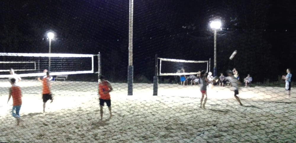 Woodlands Backyard Volleyball
 Outdoor Night Volleyball Yelp