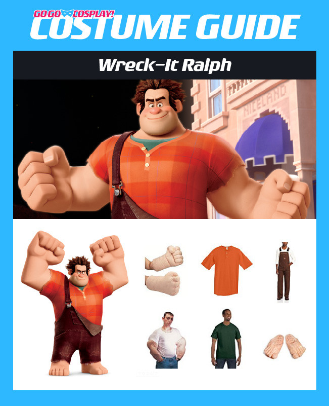 Wreck It Ralph Costumes DIY
 Wreck It Ralph Costume DIY Guide for Cosplay & Halloween