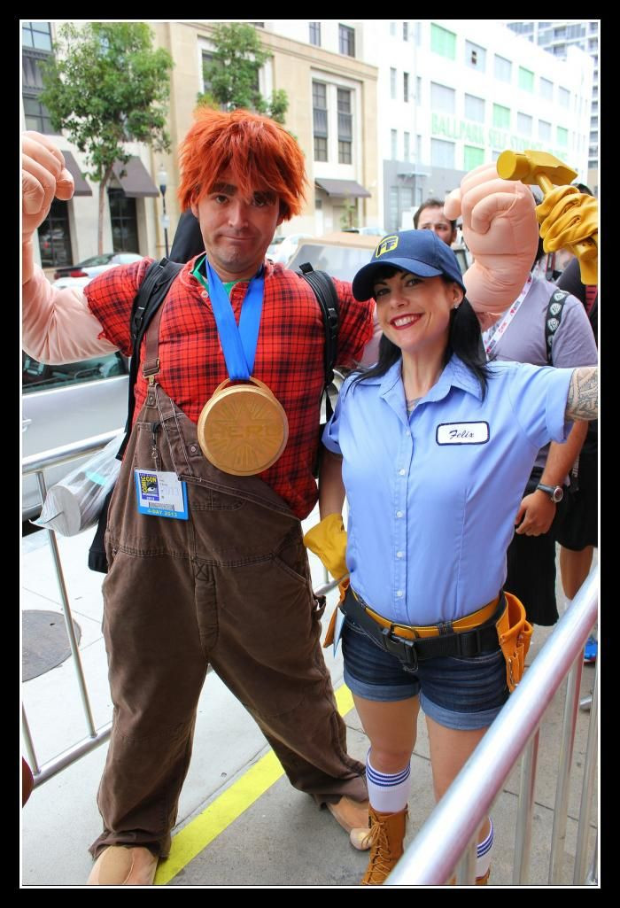 Wreck It Ralph Costumes DIY
 Wreck It Ralph Fix It Felix Couples Costume