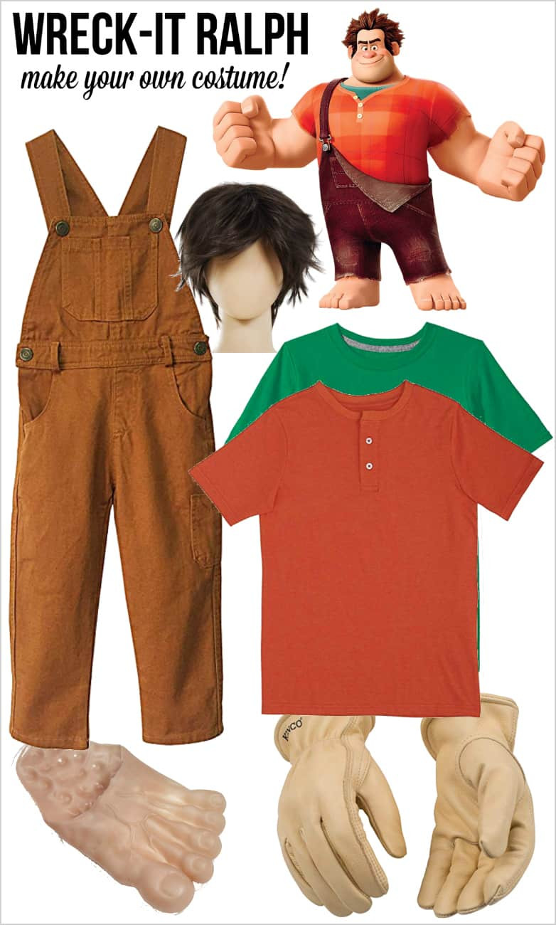 Wreck It Ralph Costumes DIY
 How to Make a DIY Wreck It Ralph Costume for Halloween