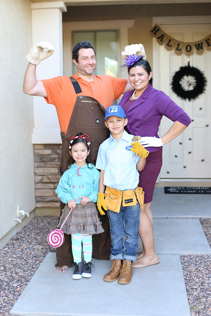 Wreck It Ralph Costumes DIY
 Halloween DIY Wreck It Ralph Family Costume See Vanessa