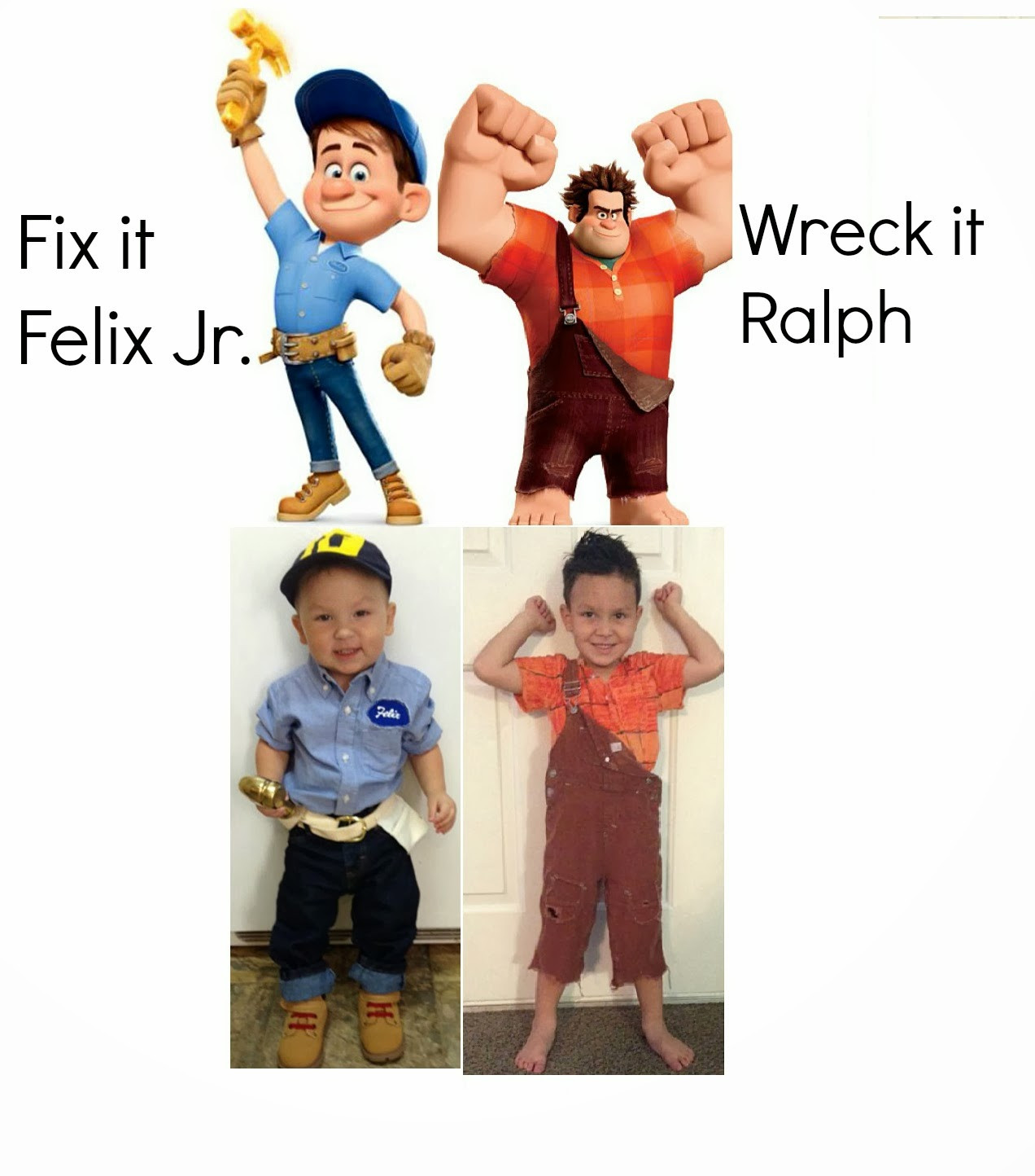 Wreck It Ralph Costumes DIY
 My parenting journey DIY Wreck it Ralph