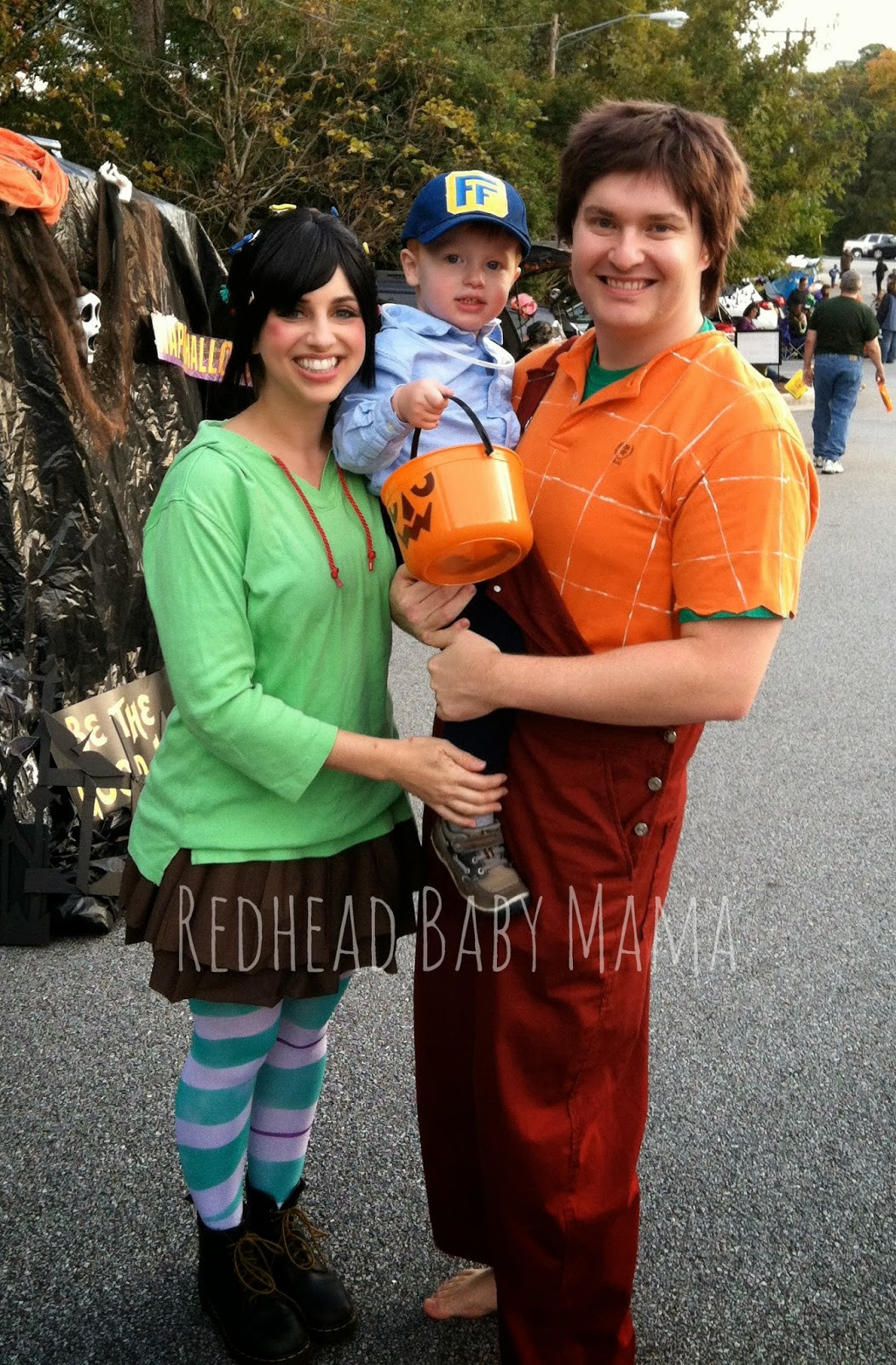 Wreck It Ralph Costumes DIY
 Wreck It Ralph Family Halloween Costumes Redhead Baby