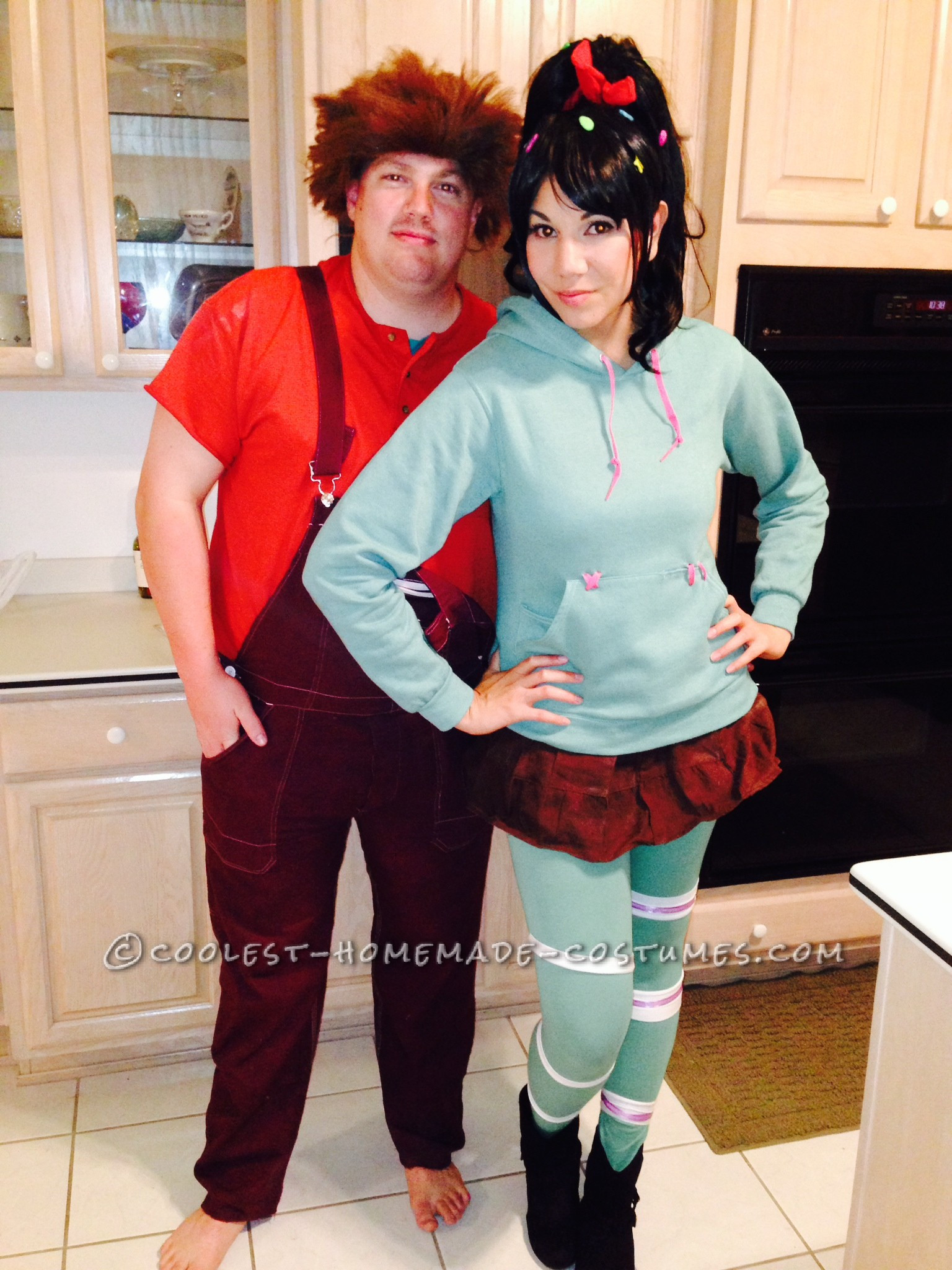 Wreck It Ralph Costumes DIY
 Coolest Wreck It Ralph and Vanellope von Schweetz Couple