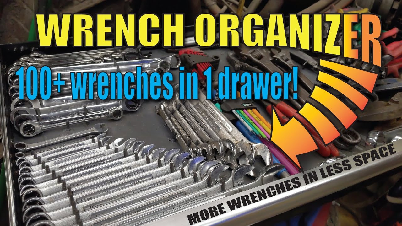 Wrench Organizer DIY
 DIY Toolbox Wrench Organizer Custom Made