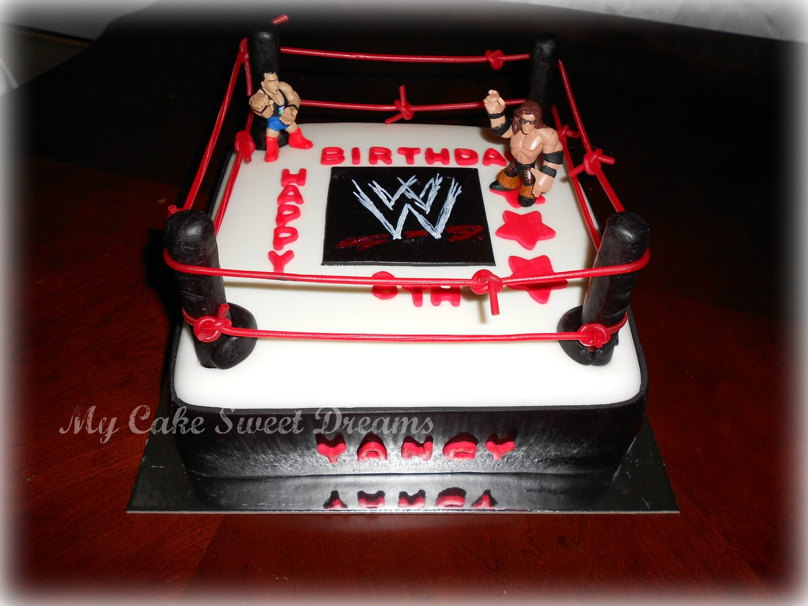 Wwe Birthday Cakes
 My Cake Sweet Dreams WWE Cake