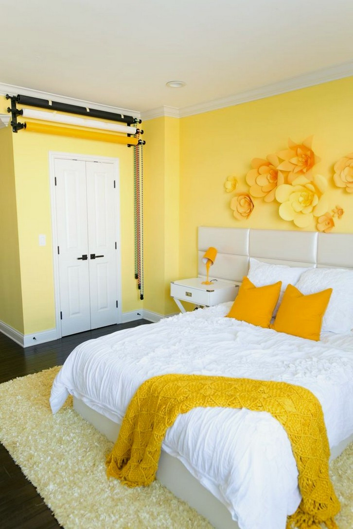 Yellow Bedroom Decorating Ideas
 29 bright yellow bedroom decor ideas 19 House Design Ideas