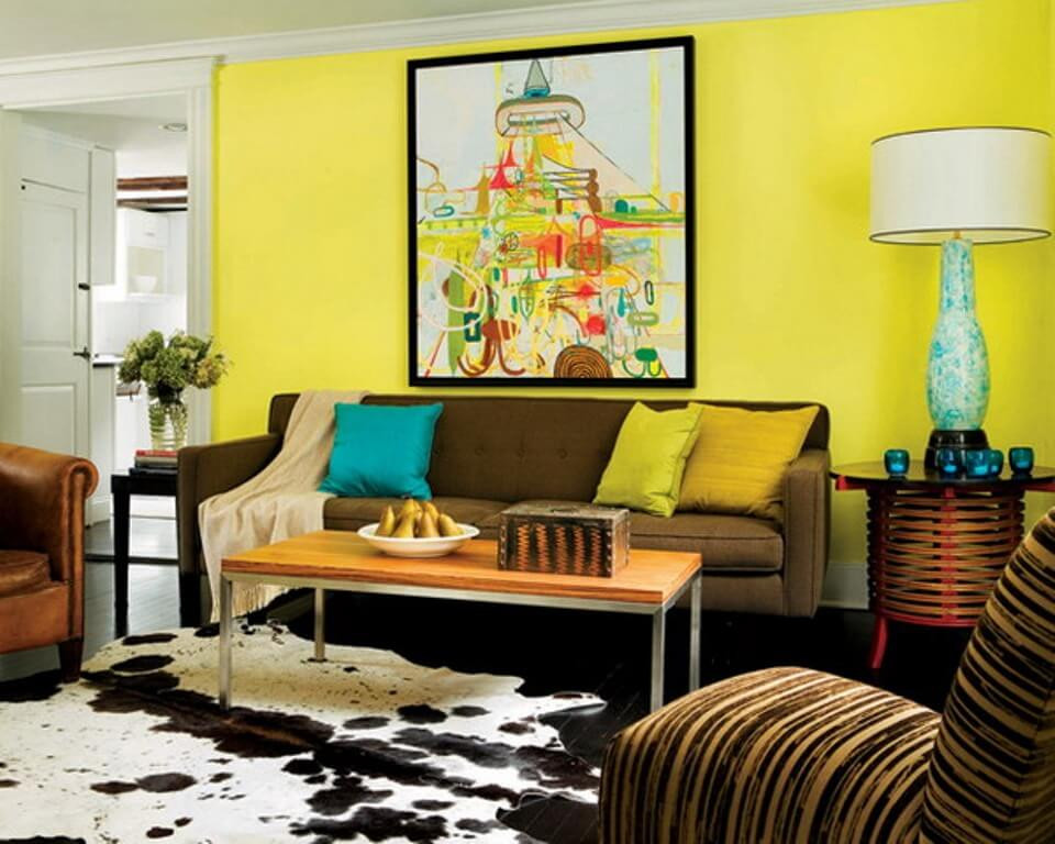 Yellow Walls Living Room
 15 Paint Color Design Ideas That Will Liven up Your Living