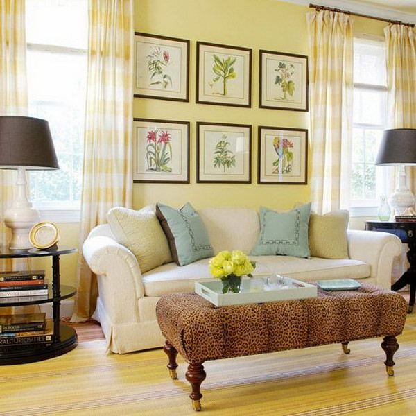 Yellow Walls Living Room
 Pretty Living Room Colors For Inspiration Hative