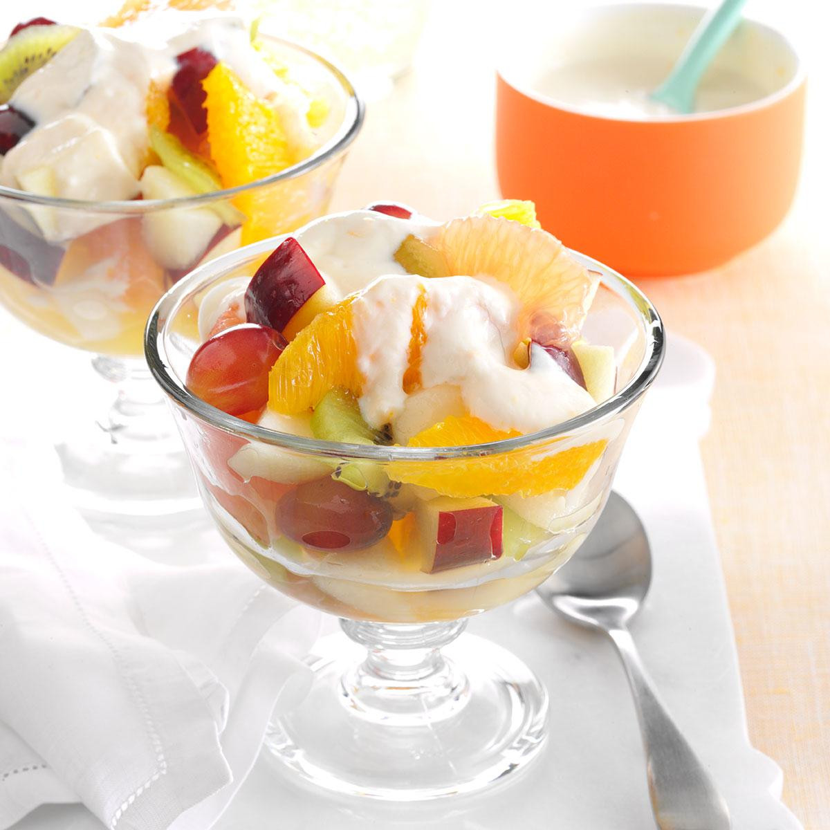 Yogurt Sauces Recipes
 Fruit Salad with Citrus Yogurt Sauce Recipe