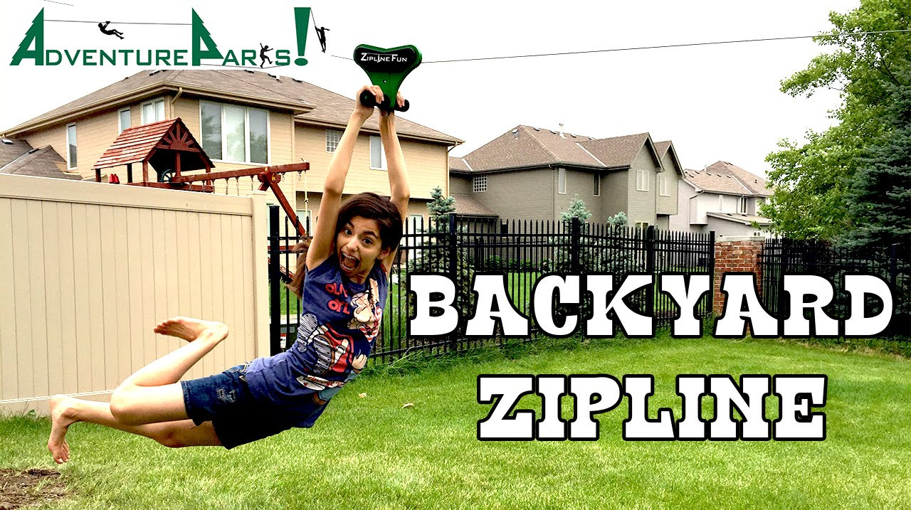 Ziplines For Backyard
 70 foot Backyard ZIPLINE by Adventure Parks