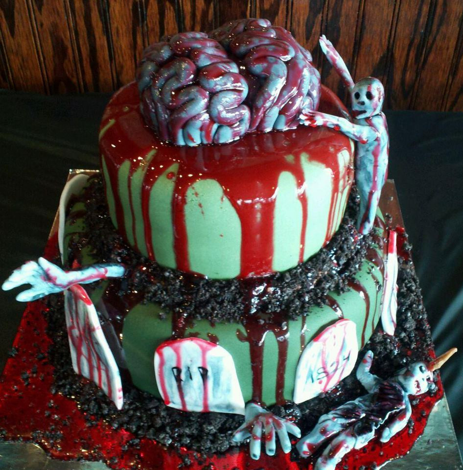 Zombie Birthday Cake
 Happy Birthday to Q