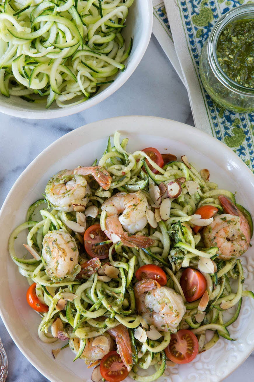 Zucchini Noodles Recipes
 Zucchini Noodles and Grilled Shrimp What s Gaby Cooking