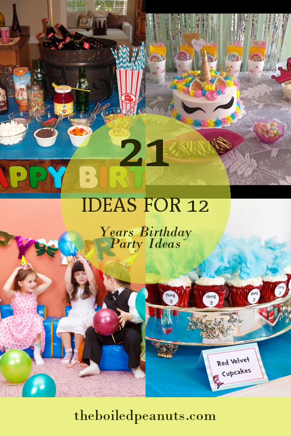 21 Ideas for 12 Years Birthday Party Ideas – Home, Family, Style and ...