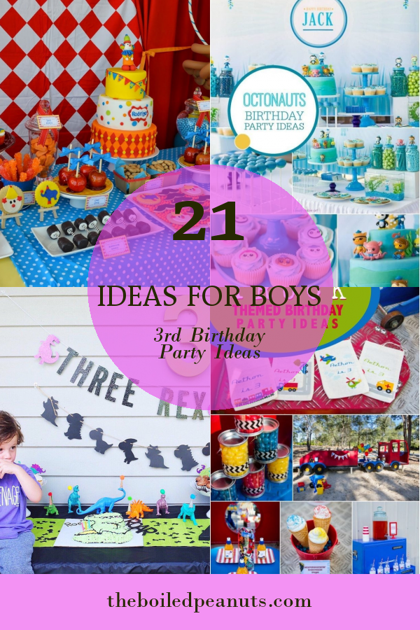 21 Ideas for Boys 3rd Birthday Party Ideas - Home, Family, Style and ...