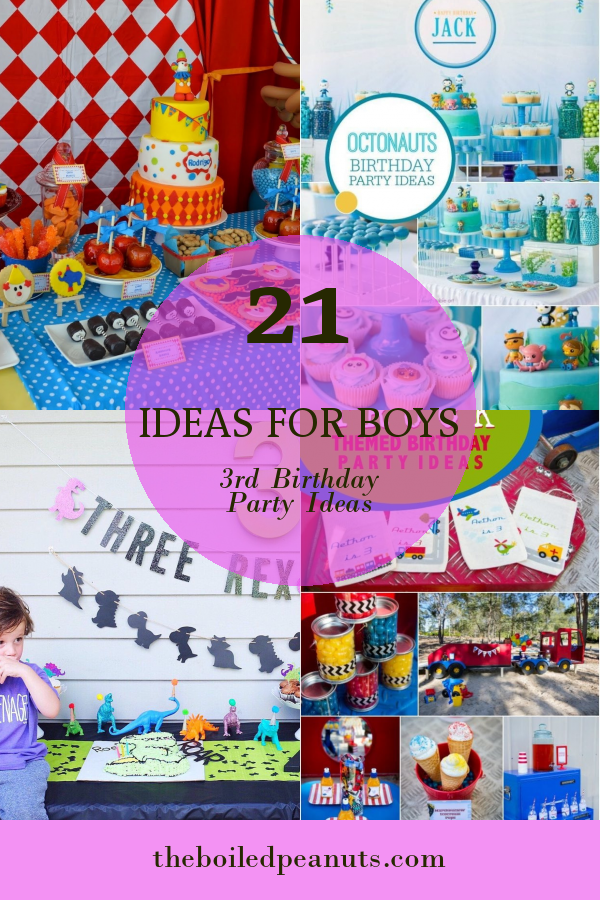 21 Ideas for Boys 3rd Birthday Party Ideas – Home, Family, Style and ...