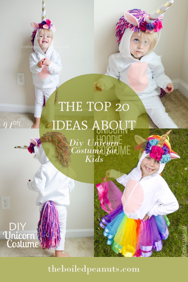 The top 20 Ideas About Diy Unicorn Costume for Kids - Home, Family ...