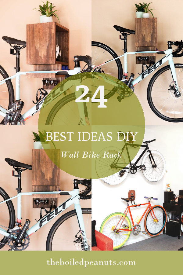 diy wall mount bike rack